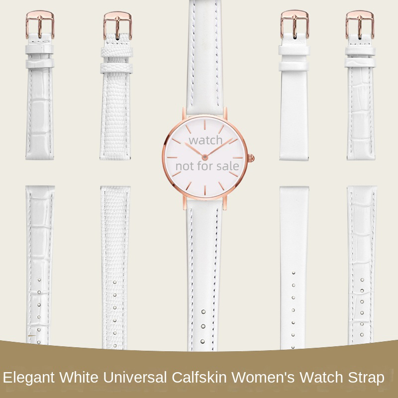 Smartwatch Casio Watches For Men - Witte Horlogeband Snelsluiting Lederen Riem Heren