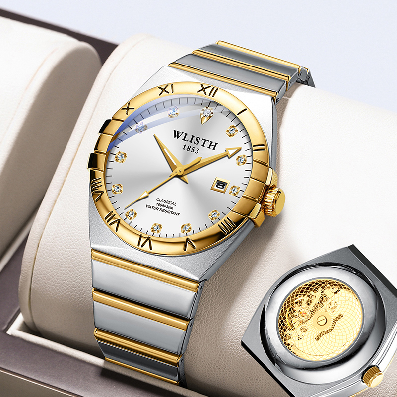 Smartwatch Luxury Watches For Men - Luxe herenhorloge Quartz zakelijk polshorloge Roestvrij