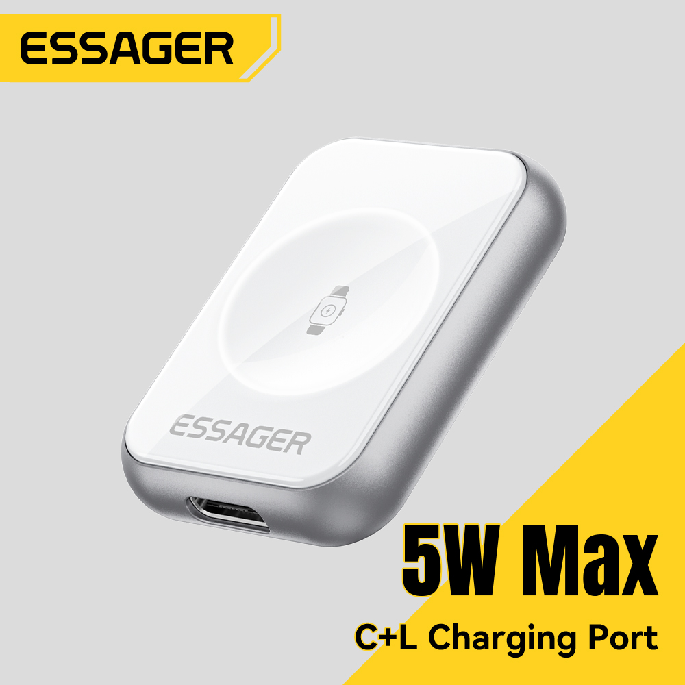 Watch 7 Smartwatch Iphone - Essager 5W Magnetische Draadloze Oplader voor