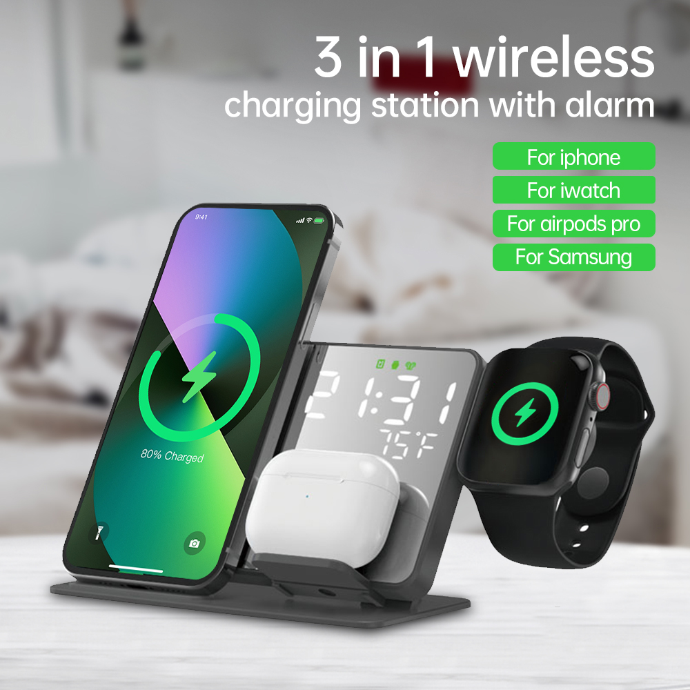Watch 7 Smartwatch Iphone - 3 In 1 Draadloze Oplader Voor