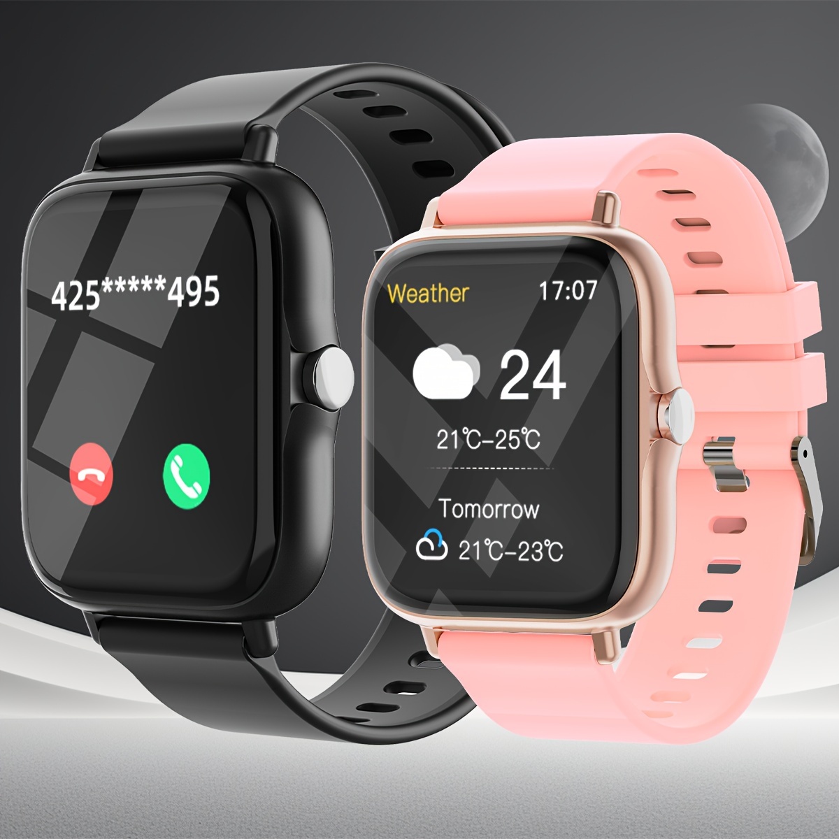 Smartwatch Iphone Watch For Men - Smartwatch voor heren en dames, fitness