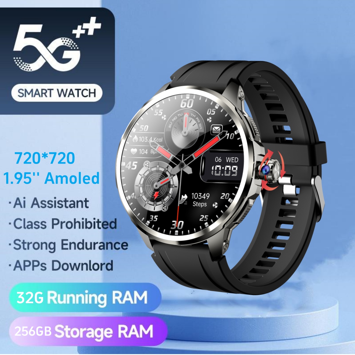 Smartwatch Watch Whatsapp - Nieuw H99 Smart Watch 1,95 inch