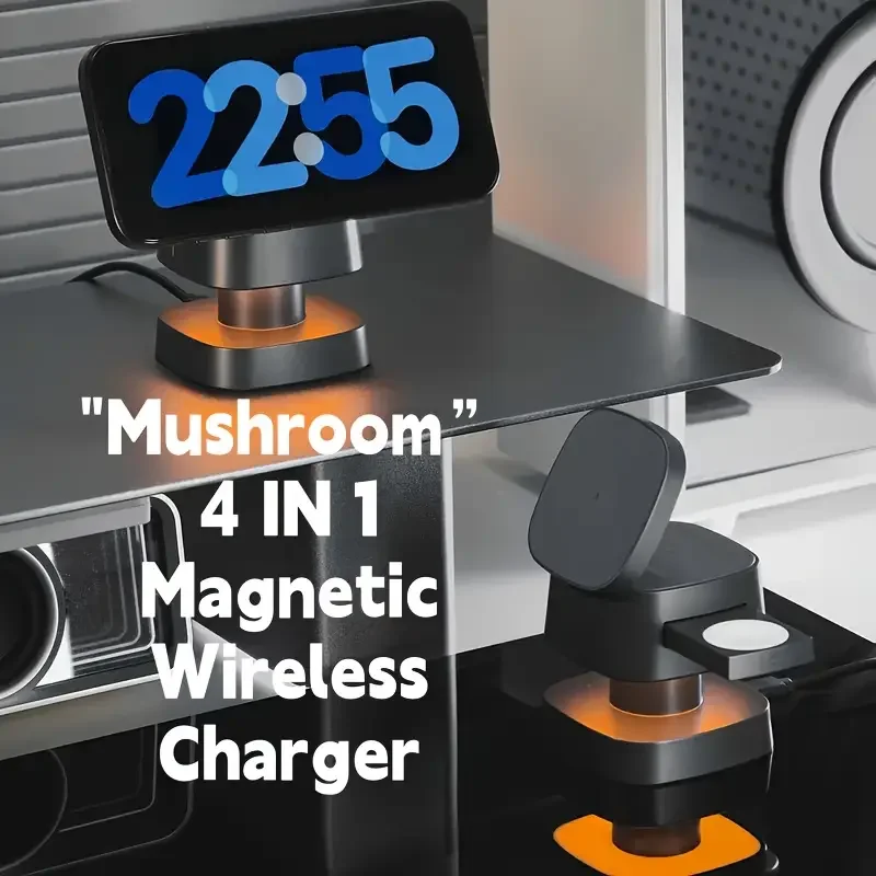 Watch 7 Smartwatch Iphone - Magnetische 3-in-1 draadloze oplader voor iPhone