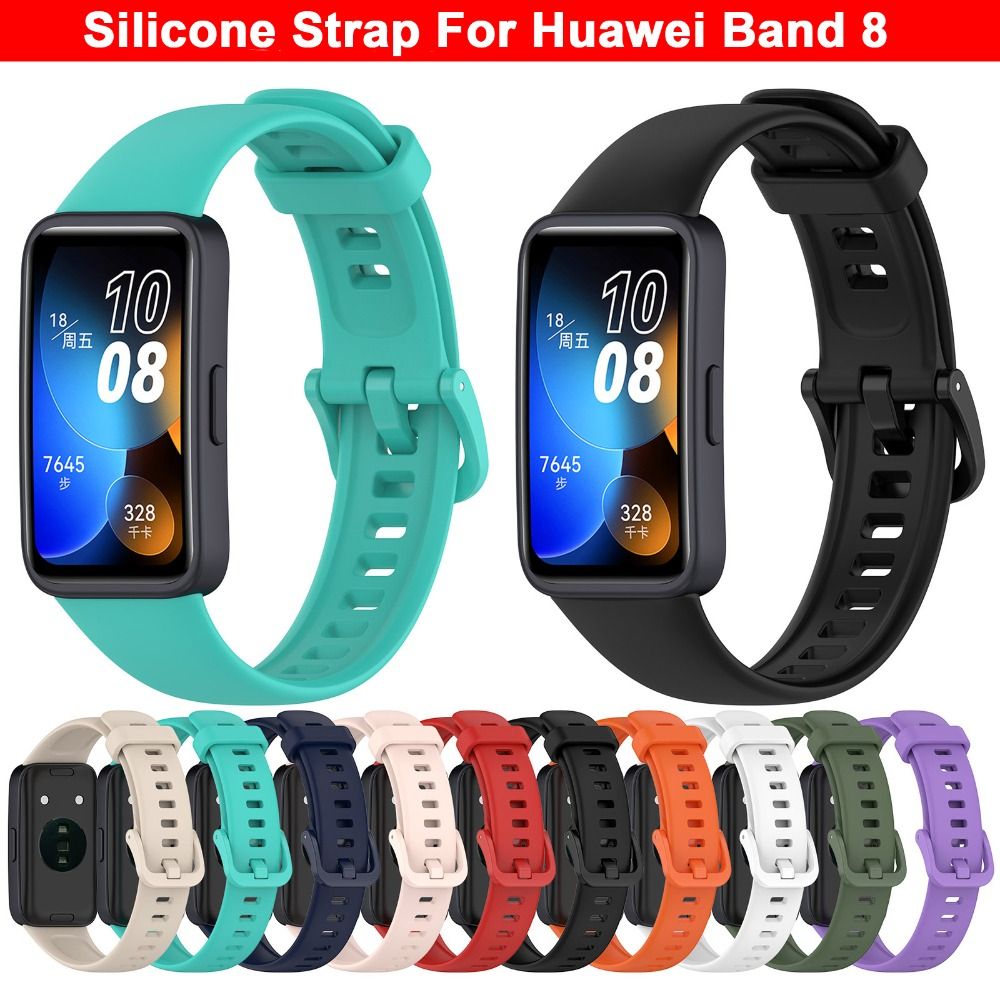 Smartwatch English - Band voor Huawei Band 8 Siliconen