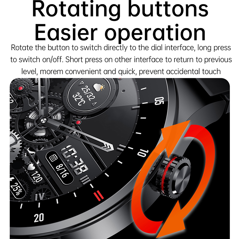 ECG+PPG Bluetooth Call Smartwa - Smartwatch Nothing Watches recensie en prijs