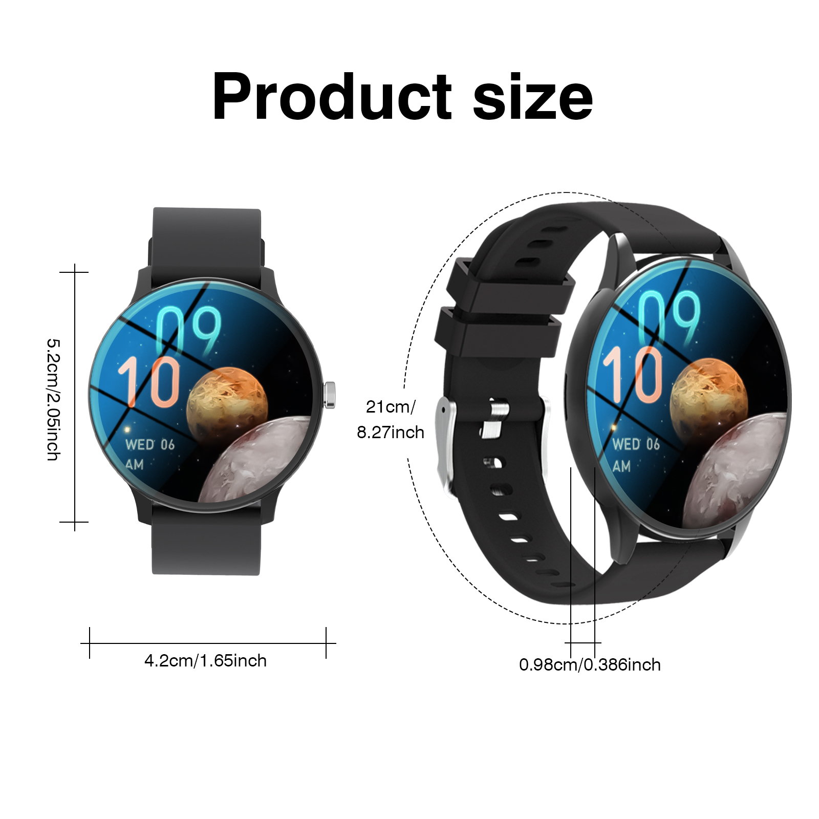 1,65-inch full-screen touchscr - Watch 7 Smartwatch Iphone recensie en prijs