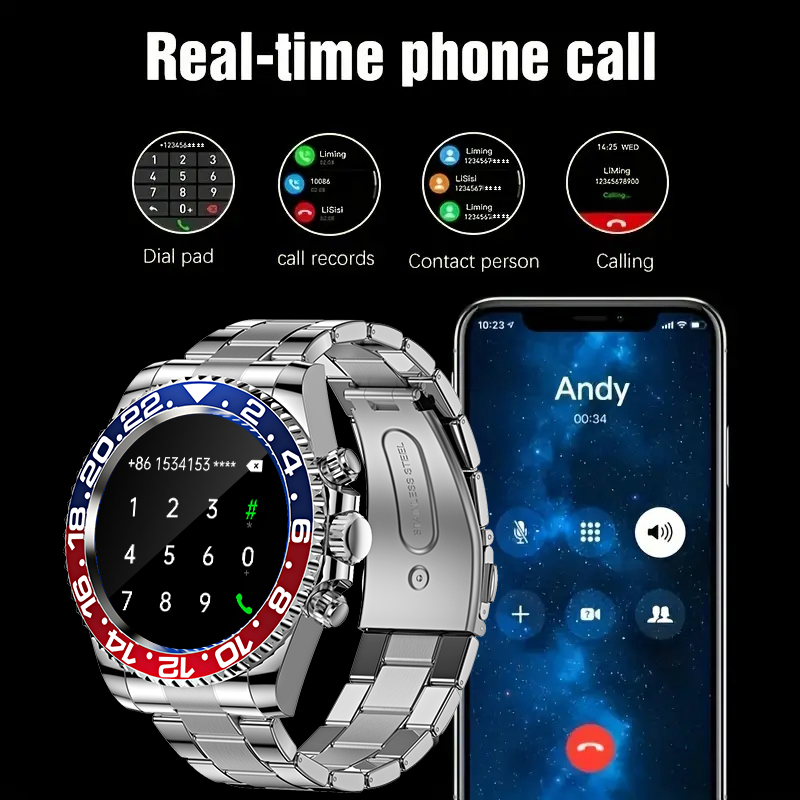 Aiweile AW12 Pro heren smartwa - Smartwatch Iphone Watch For Men recensie en prijs