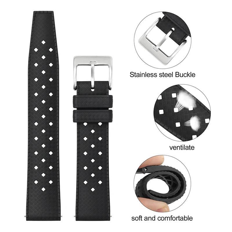 20mm 22mm Tropic Rubber Horlog - Smartwatch Casio Watches For Men recensie en prijs