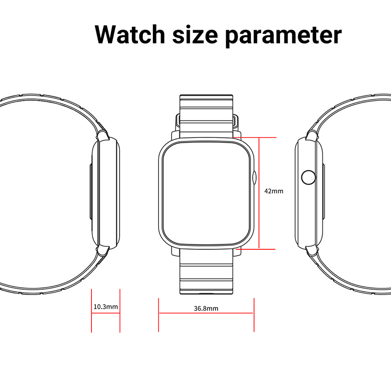 IP68 Smart Horloge Mannen Fitn - Smartwatch Iphone Watch For Men recensie en prijs