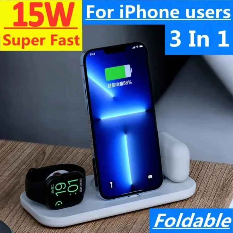 3-in-1 draadloze oplaadstation - Watch Watch Xs recensie en prijs