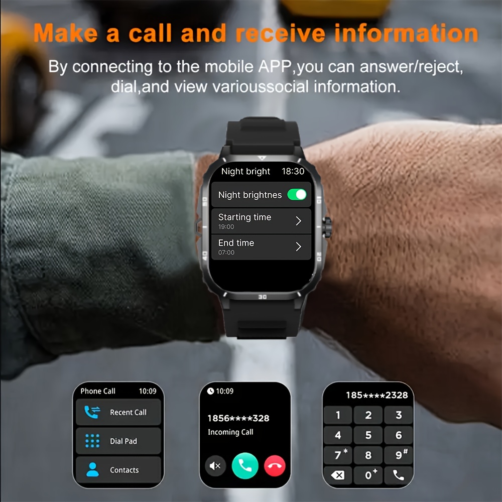 Outdoor heren smartwatch 2,01  - Watch 7 Smartwatch Iphone recensie en prijs