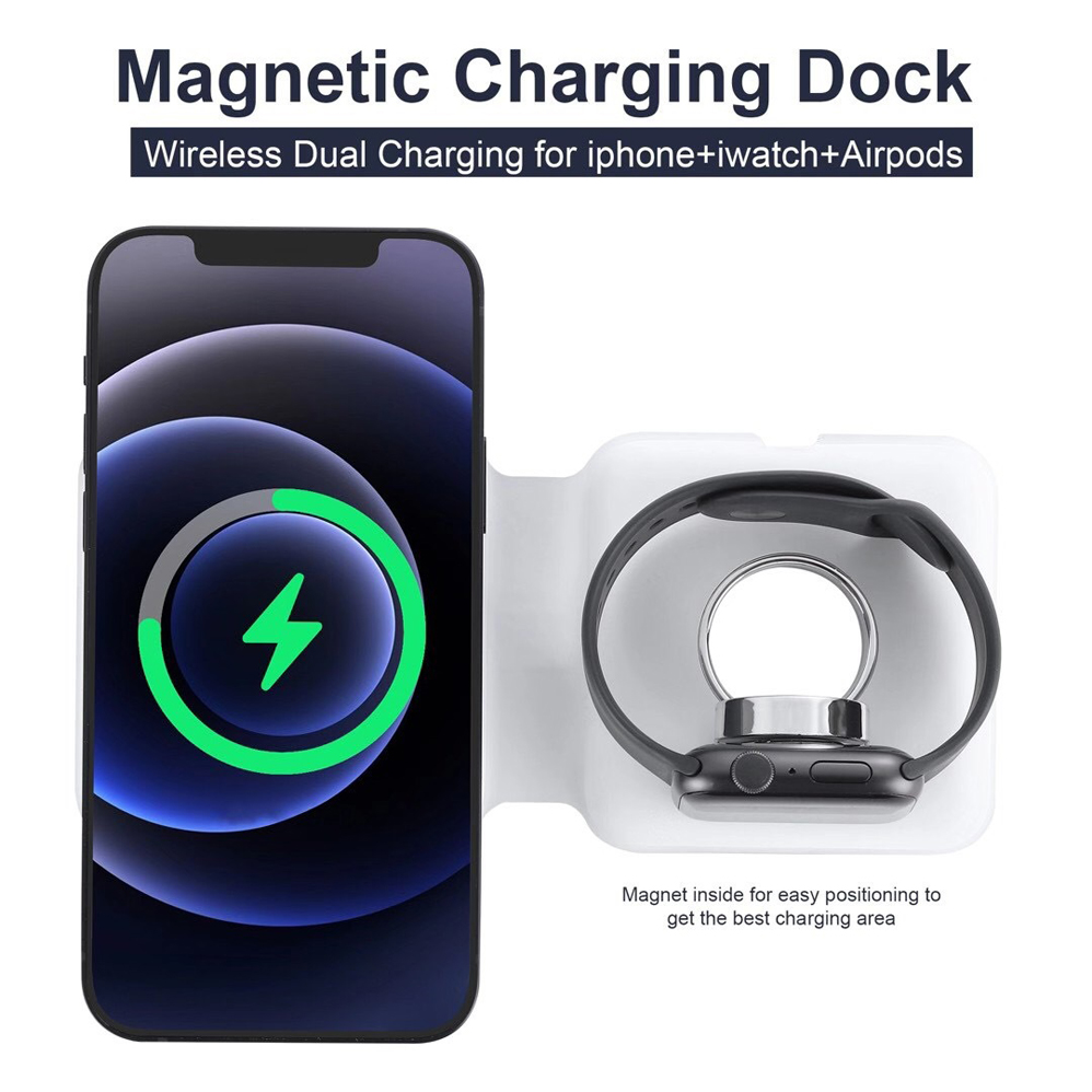 2IN1 Magsafe Duo Magnetische D - Watch Watch Xs recensie en prijs