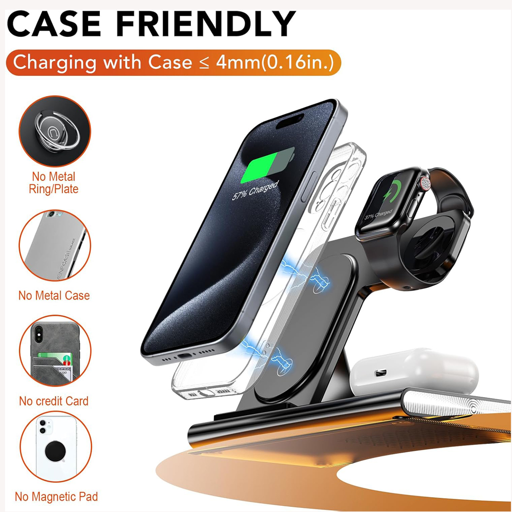 3-in-1 opvouwbaar laadstation  - Watch Watch Xs recensie en prijs