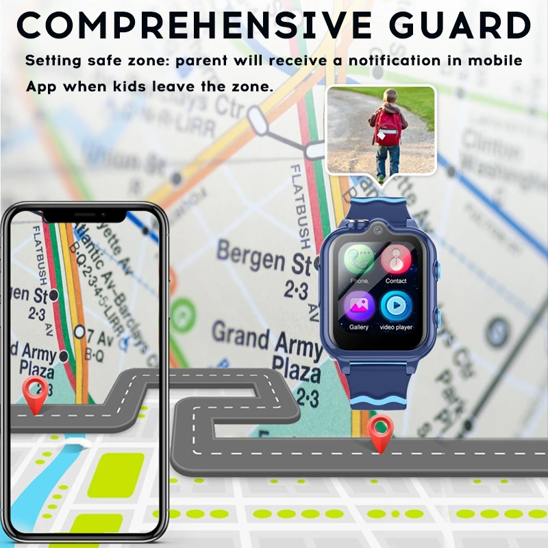 Yoateo Smart Watch Kids 4G KT1 - Smartwatch Watches Kids recensie en prijs