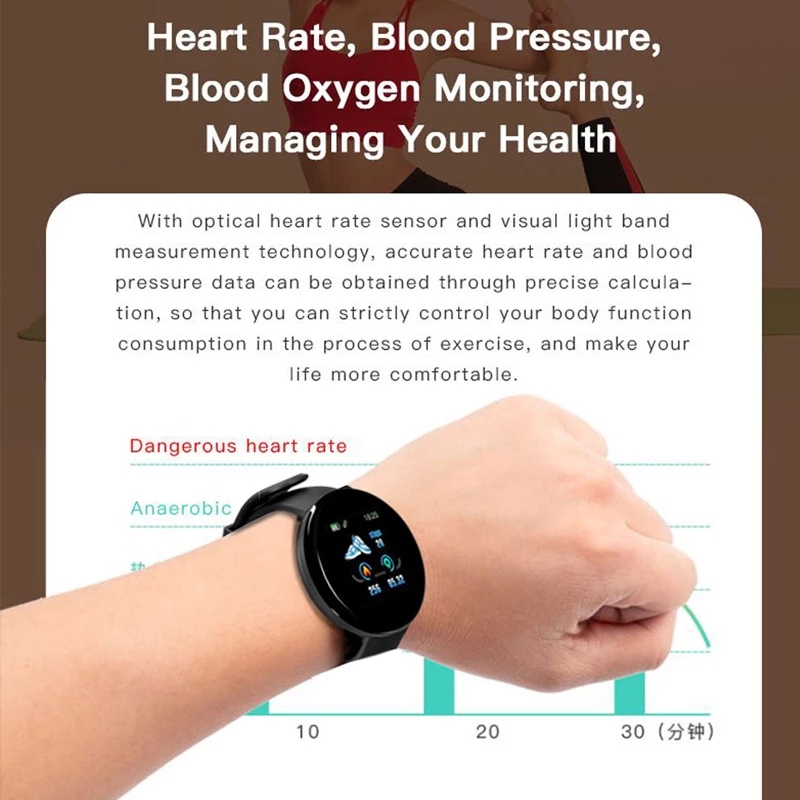 Kids Smart Digitale Horloge Bl - Smartwatch Watches Kids recensie en prijs