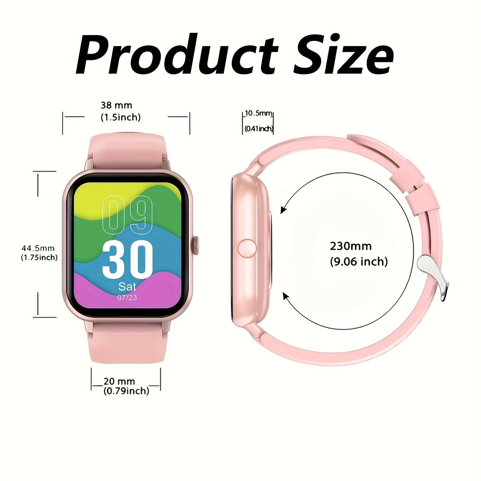 1.44Inch Smart Watch, Draadloo - Smartwatch Iphone Watch For Men recensie en prijs
