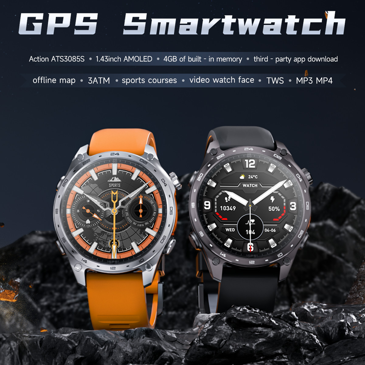 3ATM Waterdichte Sport Smartwa - Smartwatch Watch Whatsapp recensie en prijs