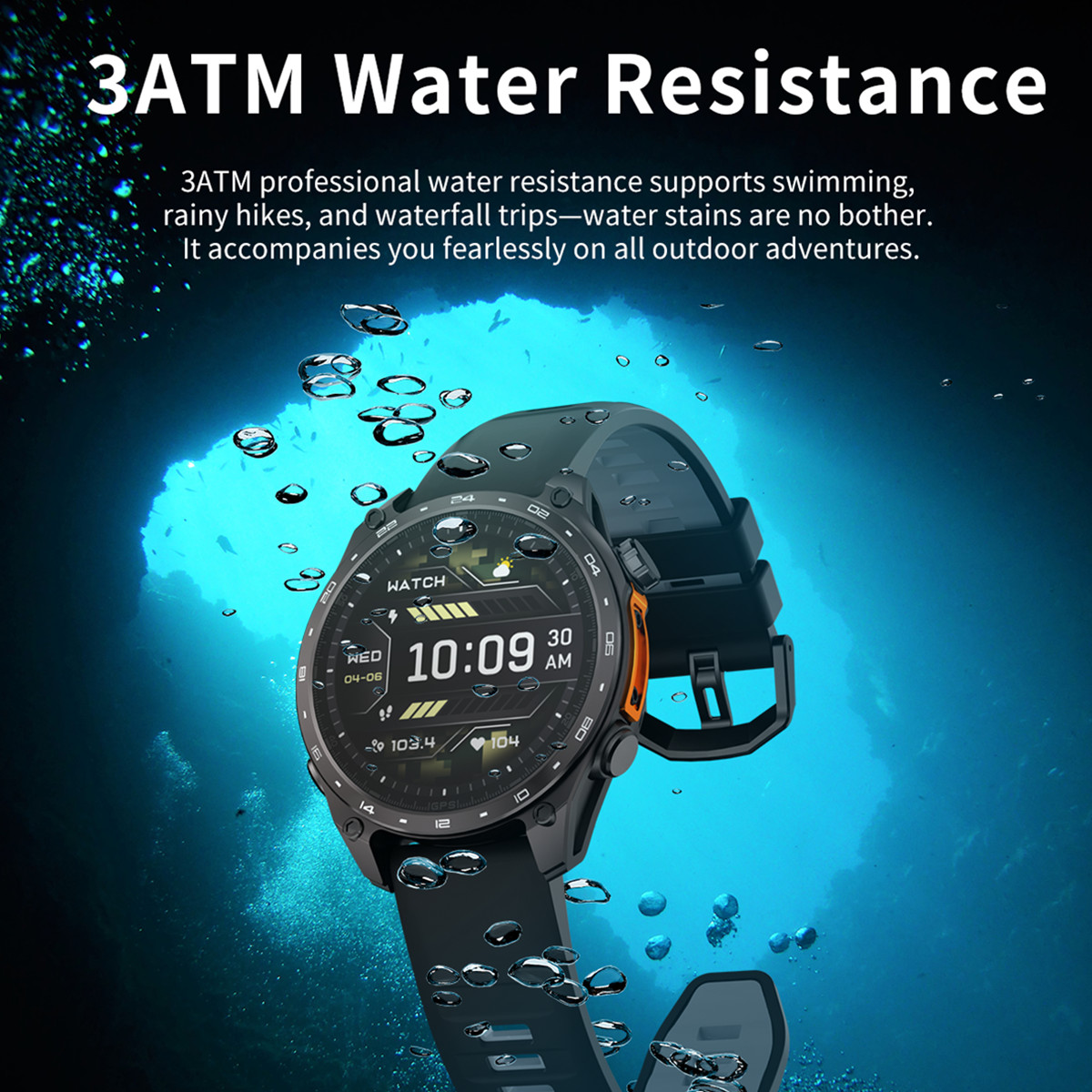 3ATM Waterdichte Sport Smartwa - Smartwatch Watch Whatsapp recensie en prijs