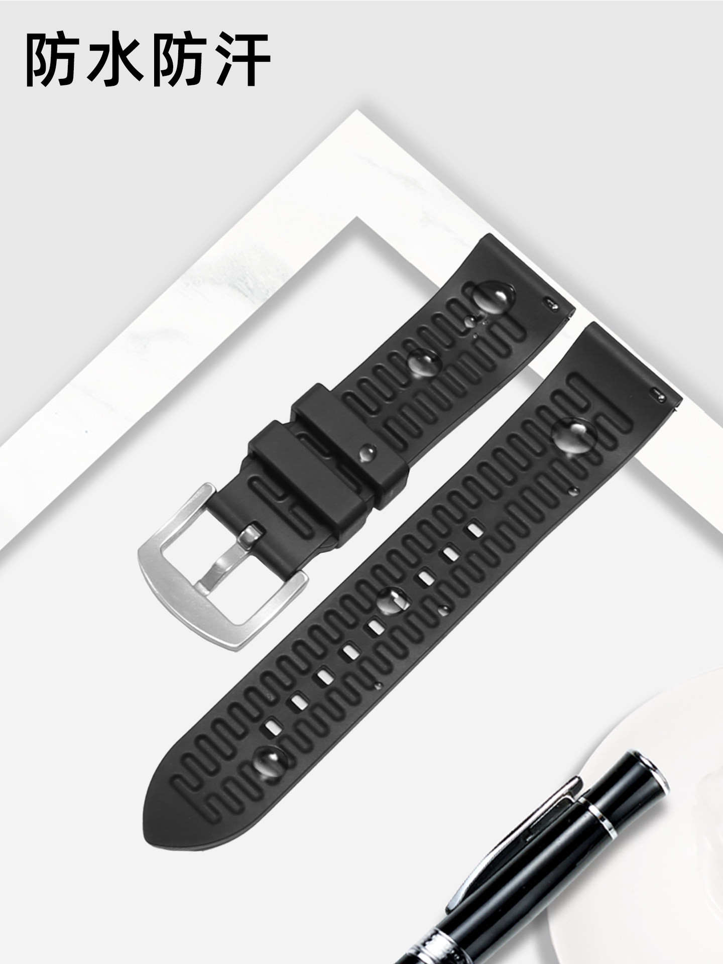 De fluororubber horlogeband is - Watch Watch Xs recensie en prijs