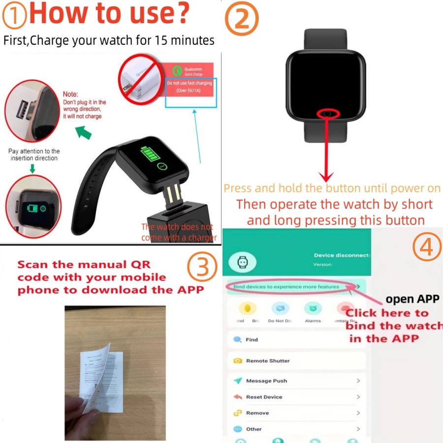 Smart Watch Bericht Herinner M - Smartwatch Watches Kids recensie en prijs