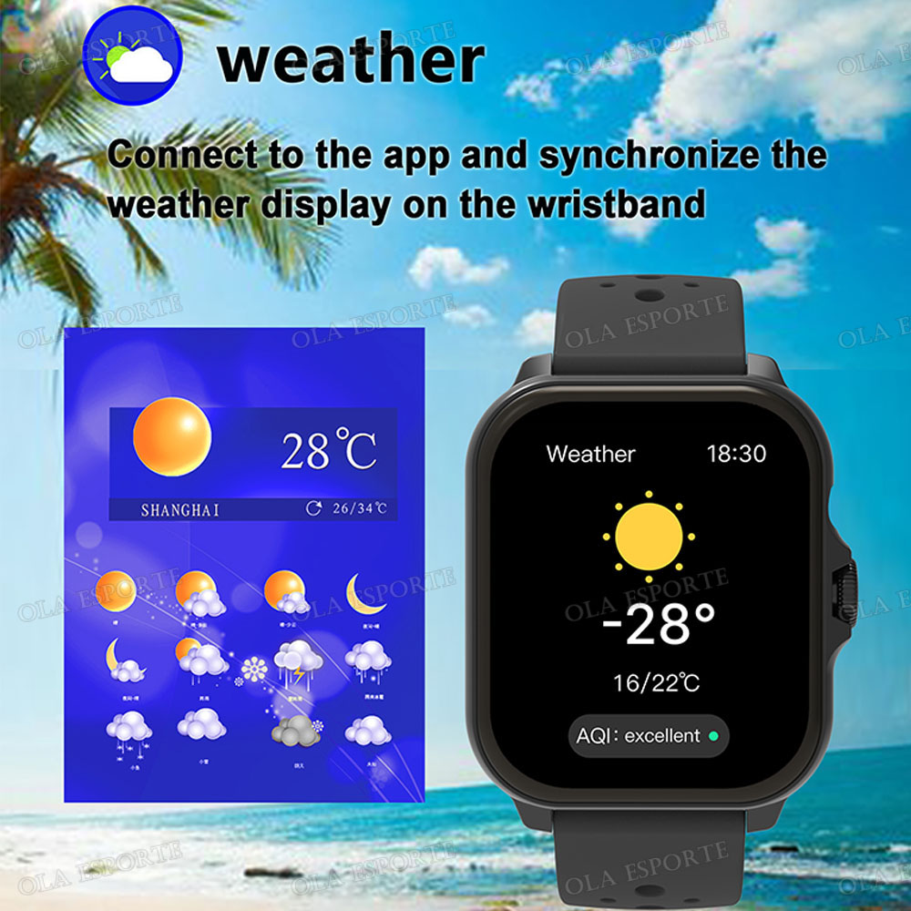 Smartwatch, draadloos bellen/o - Smartwatch Iphone Watch For Men recensie en prijs