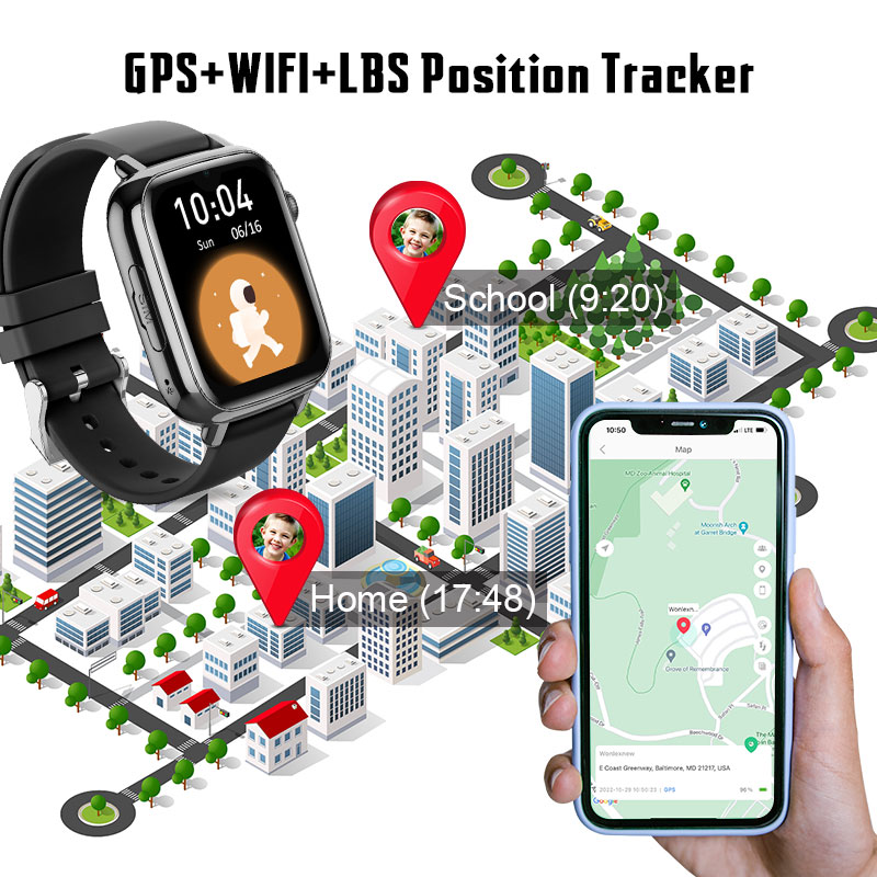 Wonlex KT34 Smartwatch voor ki - Smartwatch Watch Whatsapp recensie en prijs