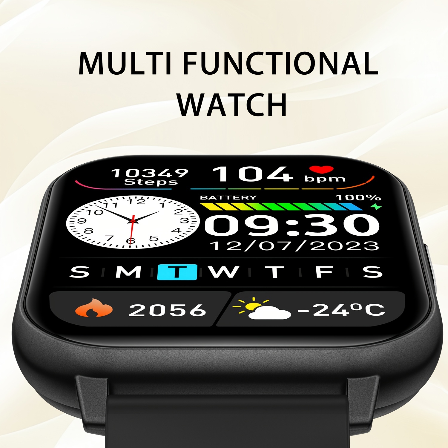 Sport smartwatch, 1,83 inch vo - Smartwatch Iphone Watch For Men recensie en prijs