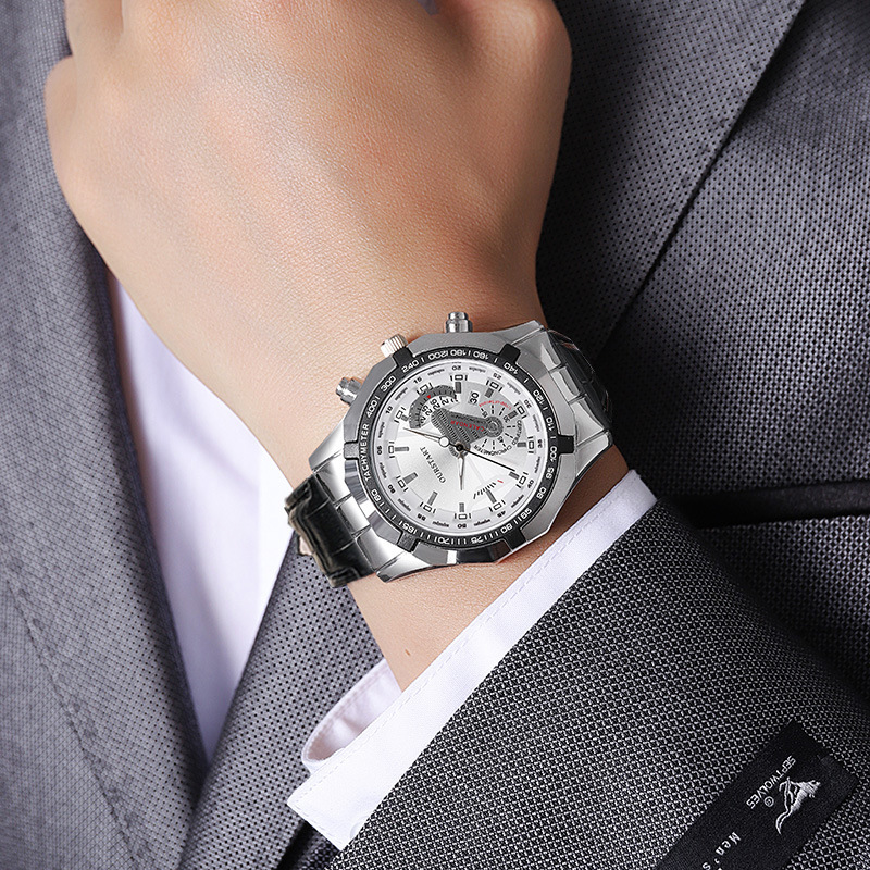 Heren quartzhorloges met kalen - Smartwatch Luxury Watches For Men recensie en prijs