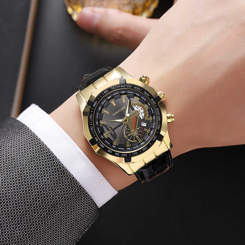 Heren quartzhorloges met kalen - Smartwatch Luxury Watches For Men recensie en prijs