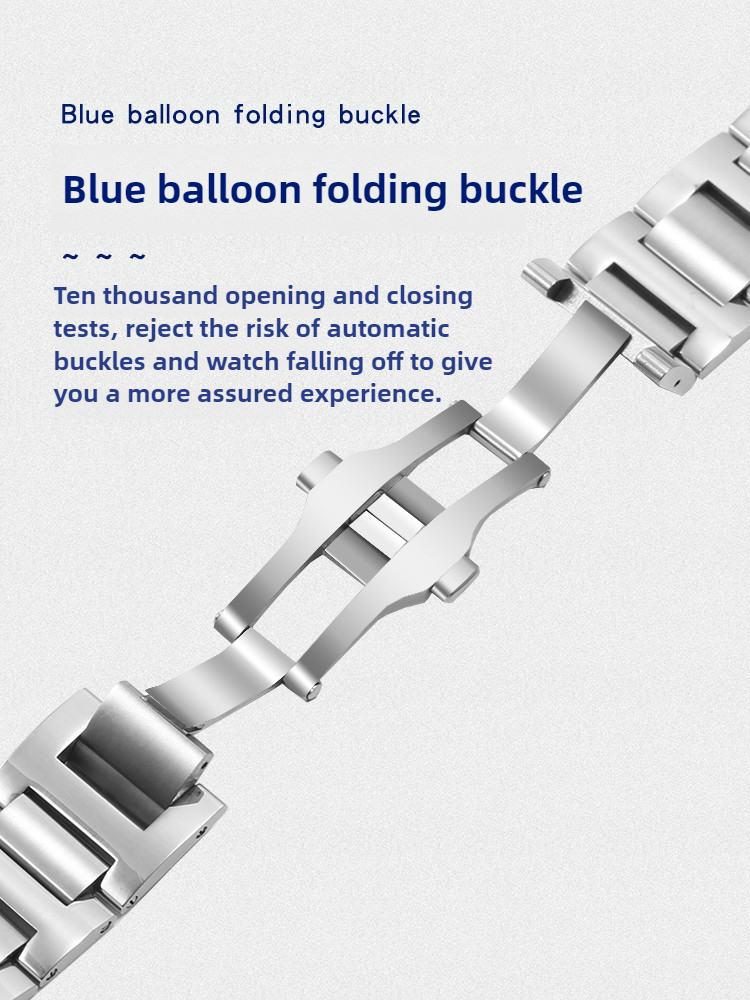 Roestvrij stalen horlogeband i - Cartier Watch Ballon Bleu recensie en prijs
