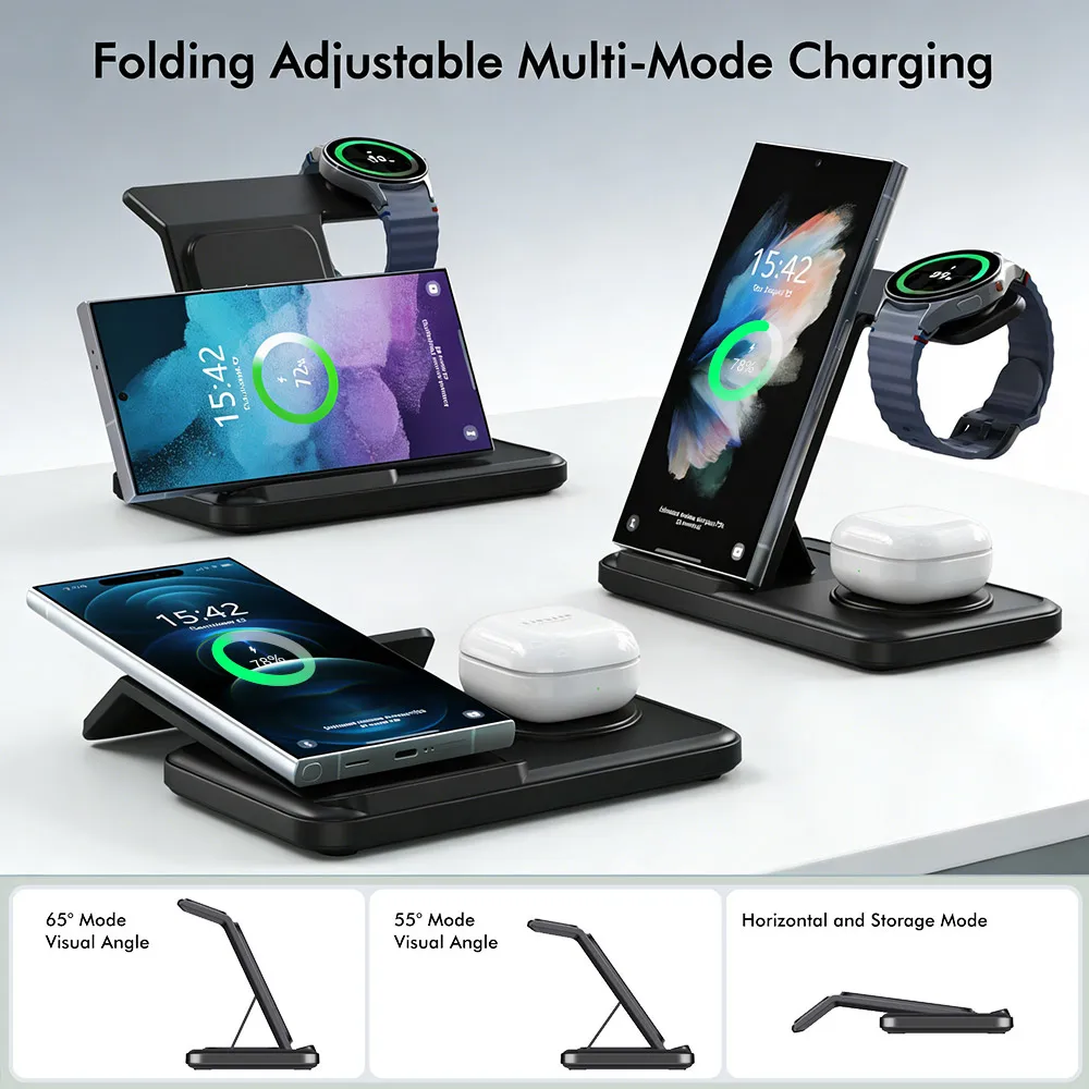 3-in-1 draadloos oplaadstation - Watch 7 Smartwatch Iphone recensie en prijs