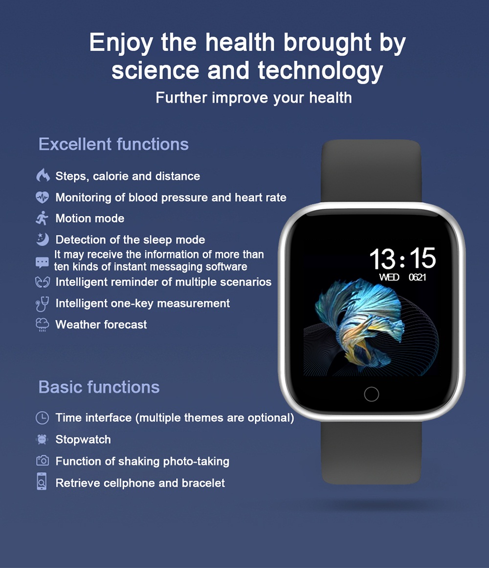 Vrouwen IP68 Waterdicht Smart  - Smartwatch Iphone Watch For Men recensie en prijs