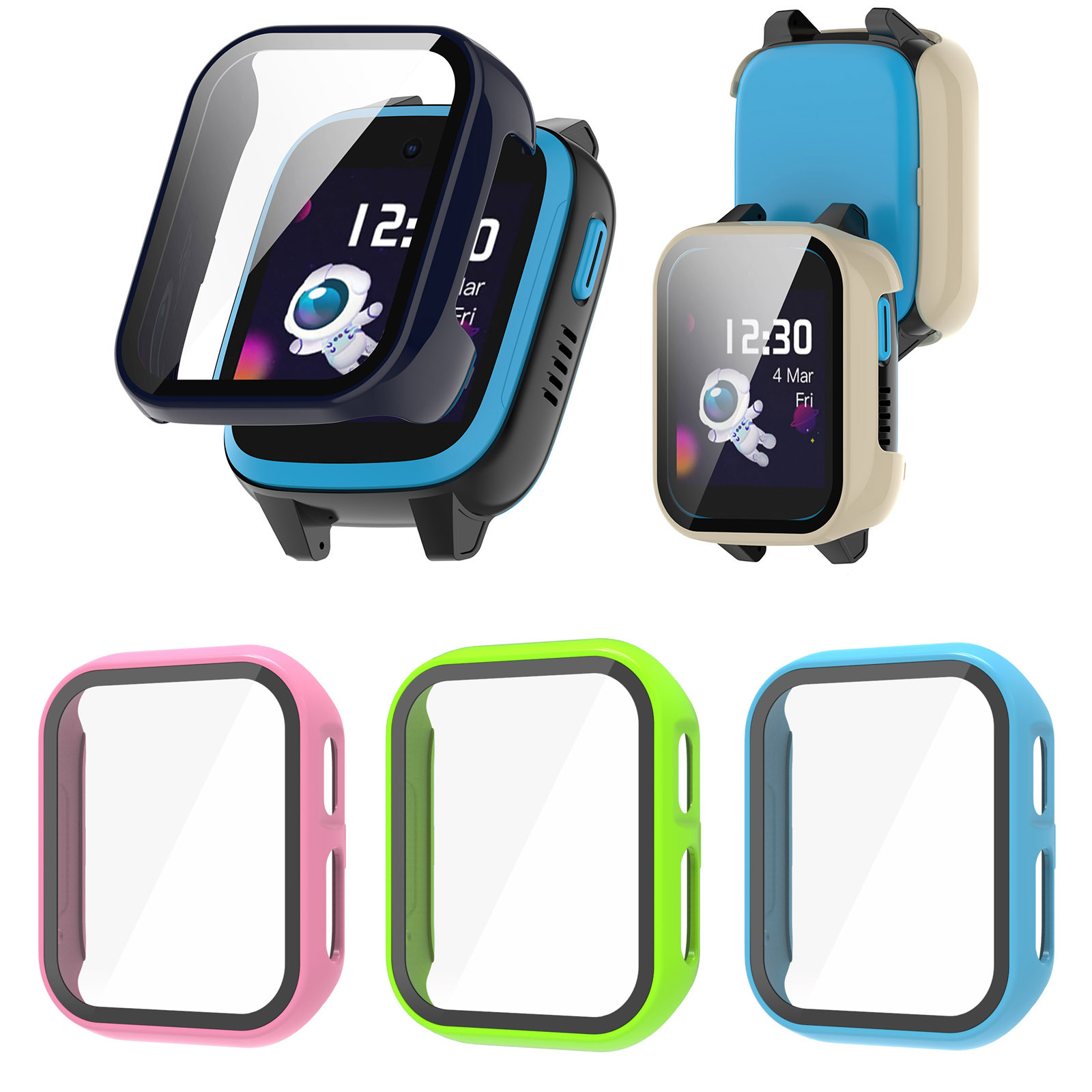 Harde Rand Shell Glas Screen P - Smartwatch Watches Kids recensie en prijs
