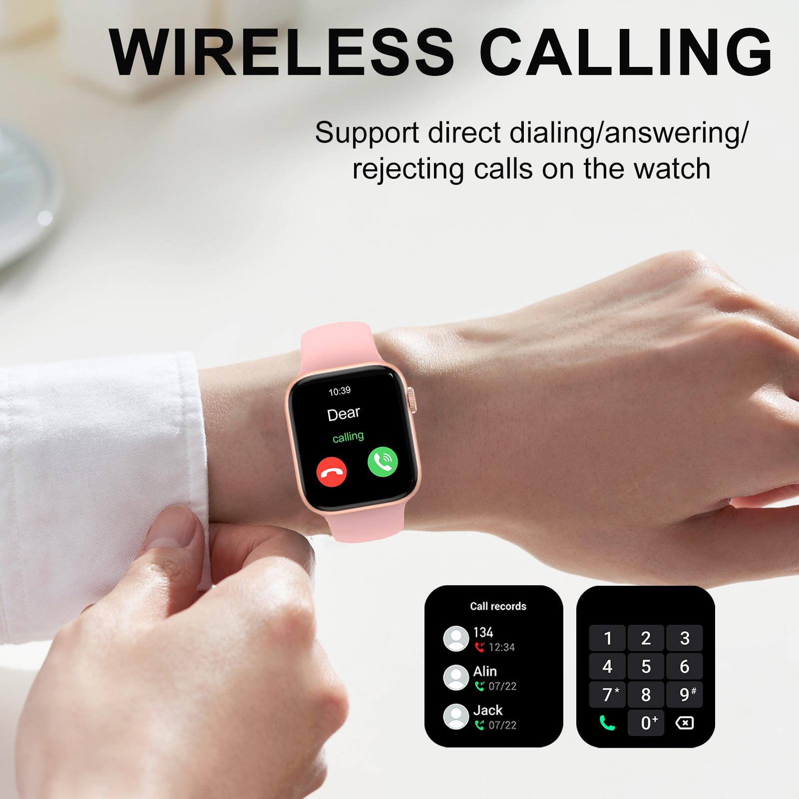 Smartwatch, draadloze oproep/w - Smartwatch Iphone Watch For Men recensie en prijs