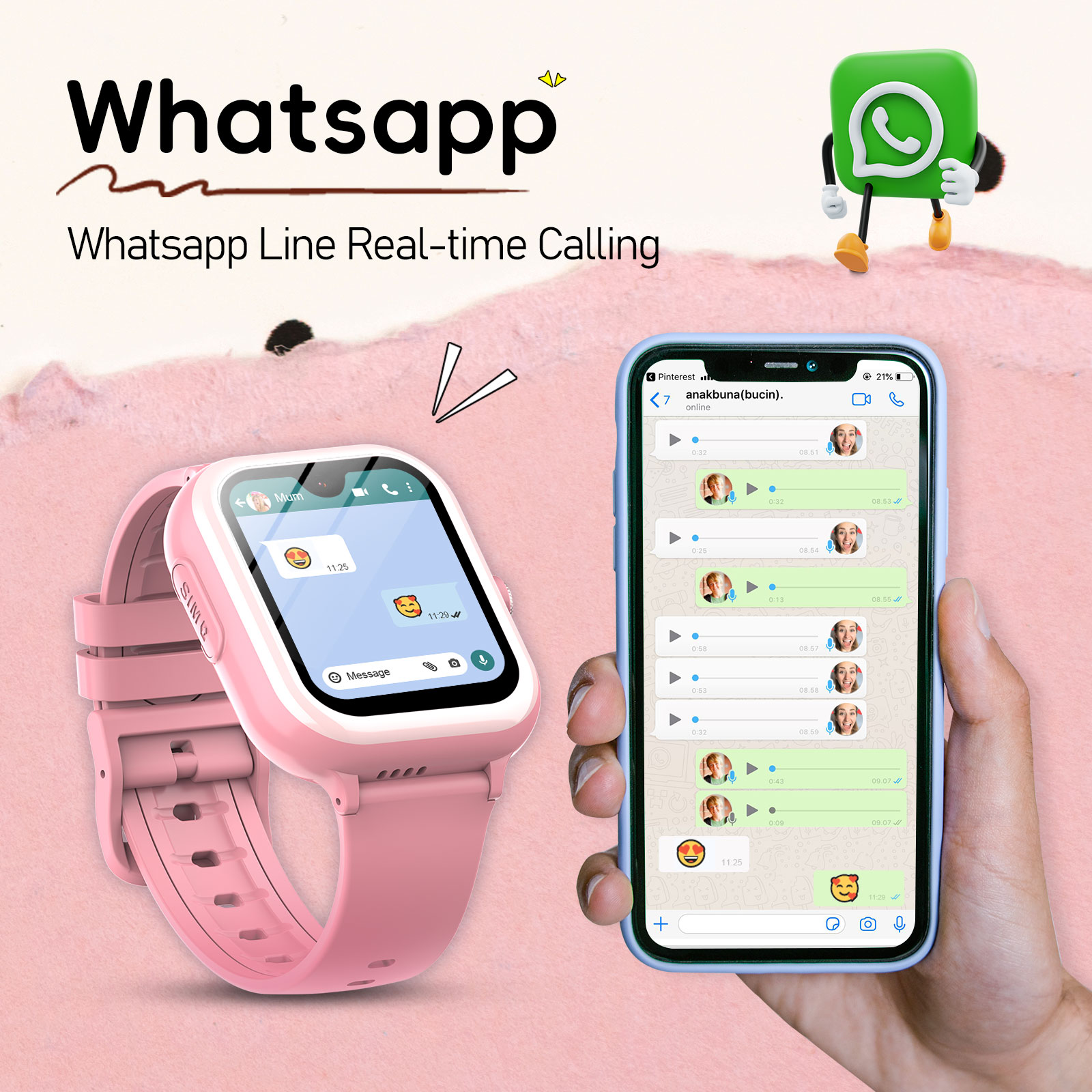 Wonlex 4G Smartwatch voor Kind - Smartwatch Watch Whatsapp recensie en prijs