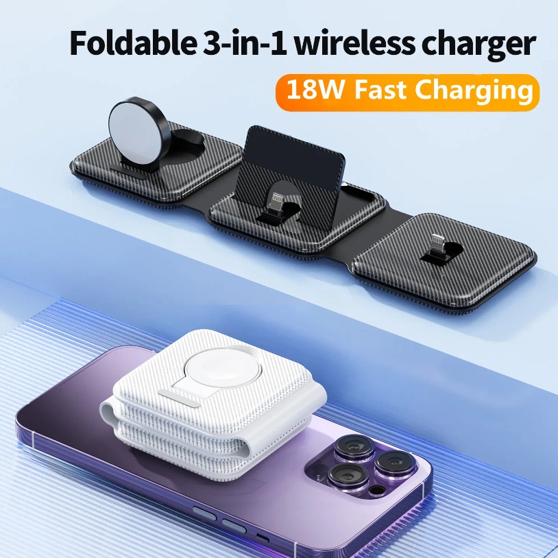 3-in-1 draadloze oplader voor  - Watch 7 Smartwatch Iphone recensie en prijs