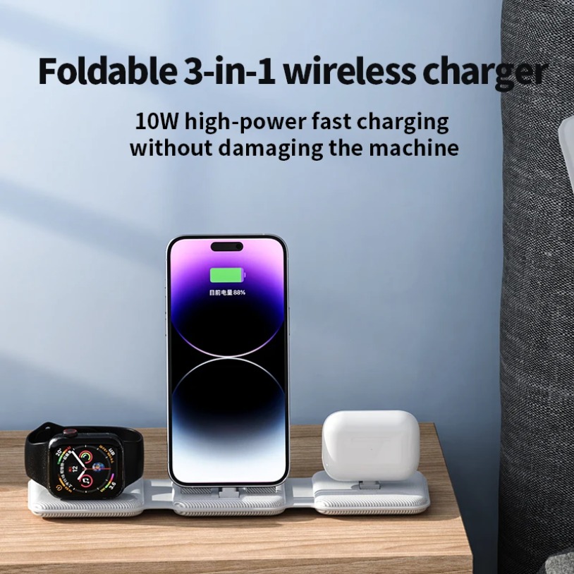 3-in-1 draadloze oplader voor  - Watch 7 Smartwatch Iphone recensie en prijs