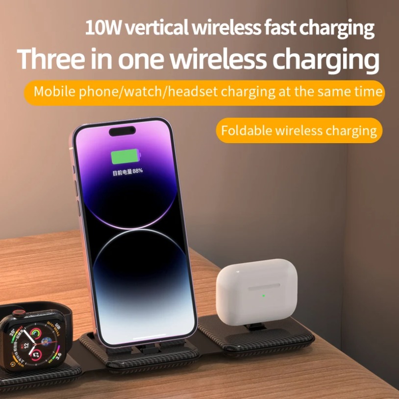 3-in-1 draadloze oplader voor  - Watch 7 Smartwatch Iphone recensie en prijs
