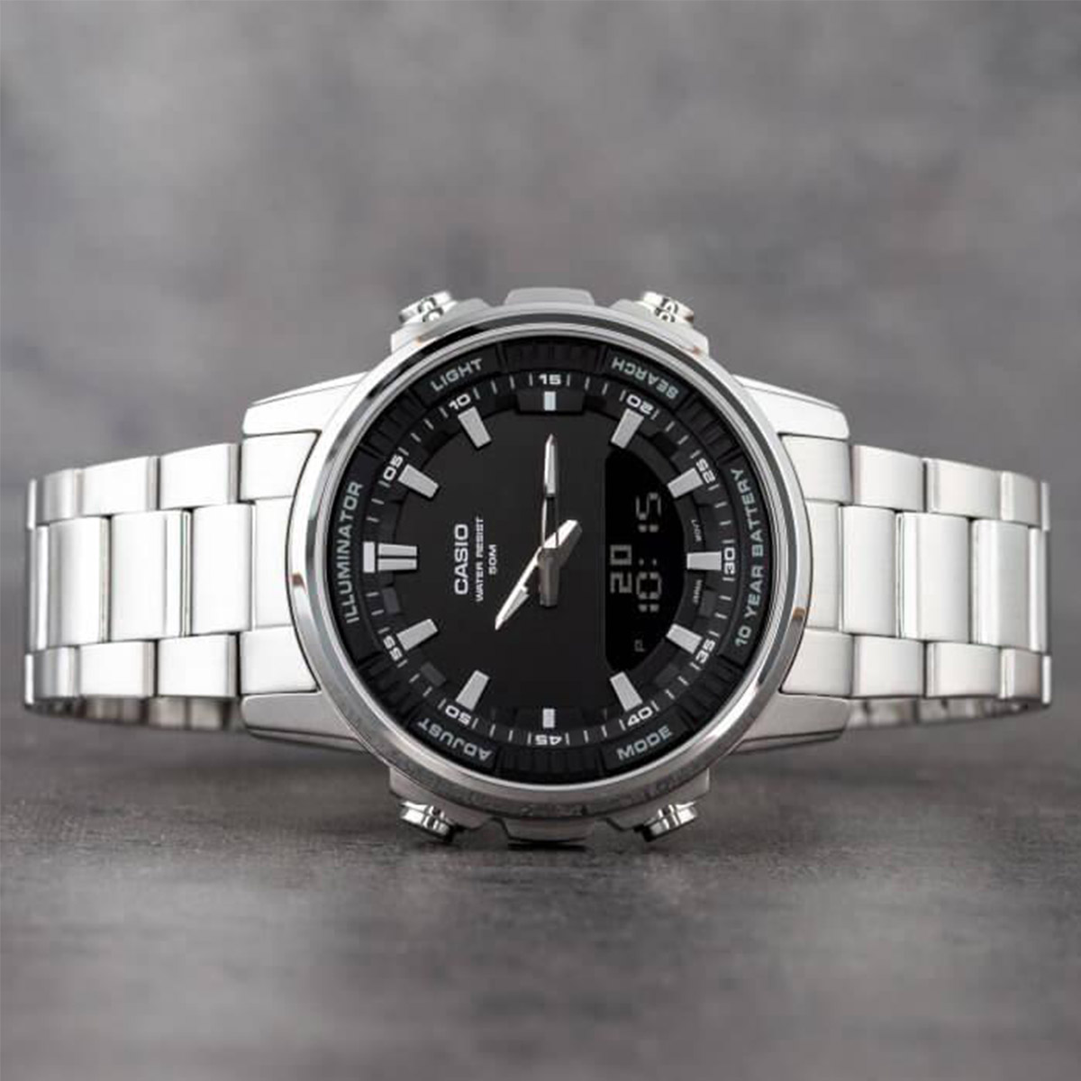 Casio AMW‑880D |   RVS herenho - Smartwatch Casio Watches For Men recensie en prijs