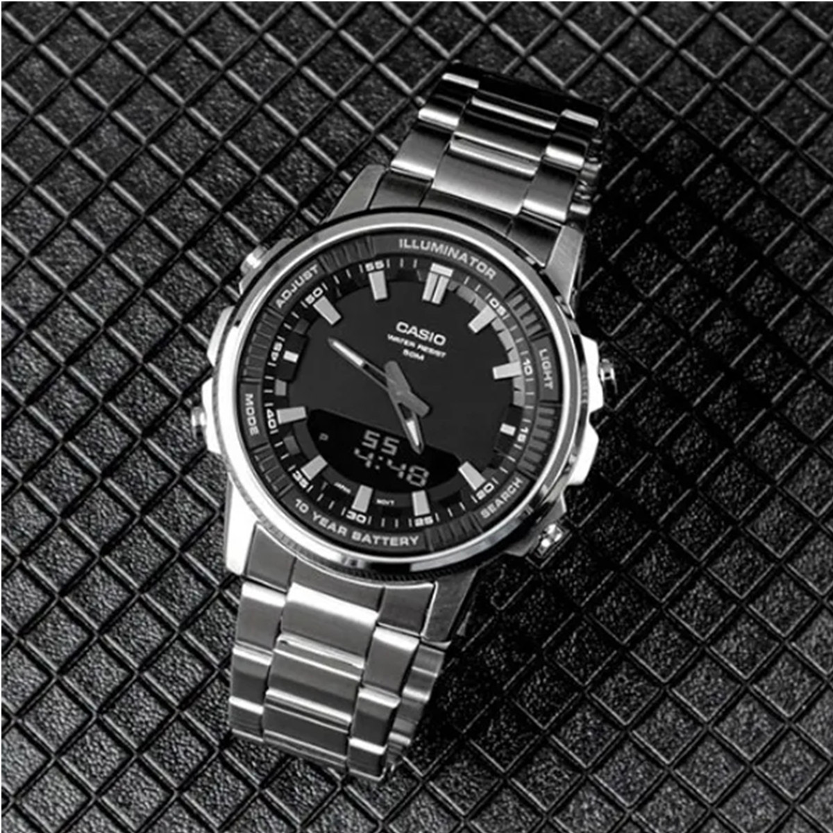Casio AMW‑880D |   RVS herenho - Smartwatch Casio Watches For Men recensie en prijs