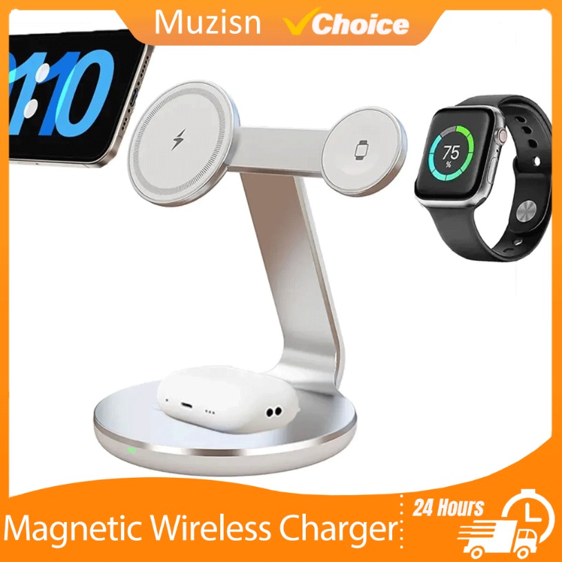 30W 3 In 1 Snellaadstation Mag - Watch 7 Smartwatch Iphone recensie en prijs
