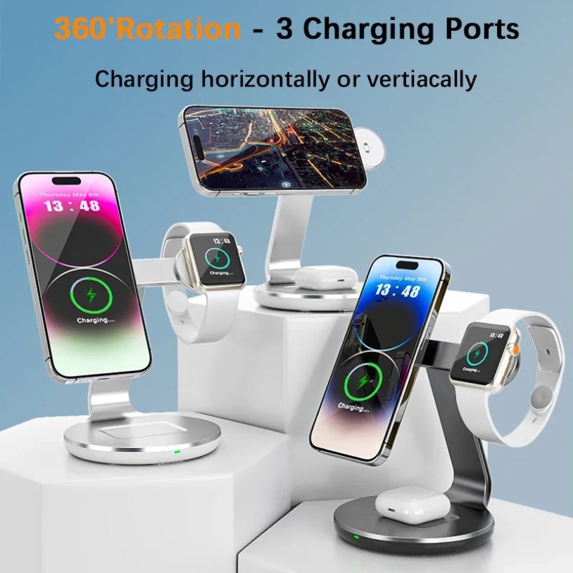 30W 3 In 1 Snellaadstation Mag - Watch 7 Smartwatch Iphone recensie en prijs