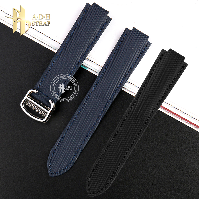 Canvas Nylon Horloge Band Met  - Cartier Watch Ballon Bleu recensie en prijs